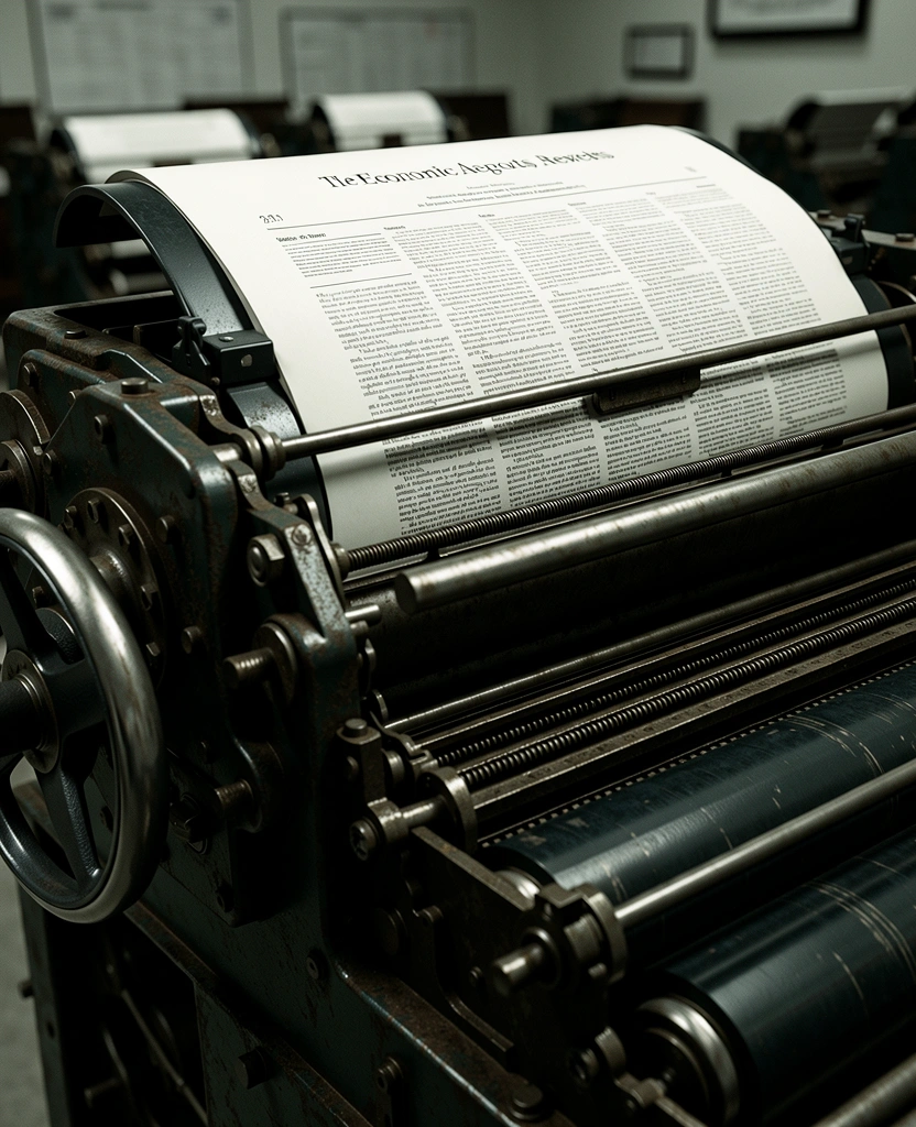 Equipamento de imprensa econômica